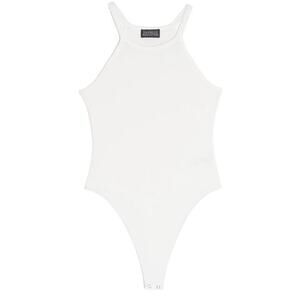 Daniel Bernstein NWT White Thong Bodysuit L